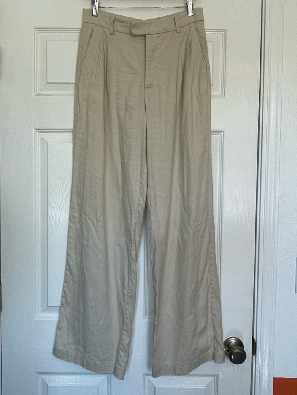 Rails Beige Wide-Leg Chino Pants